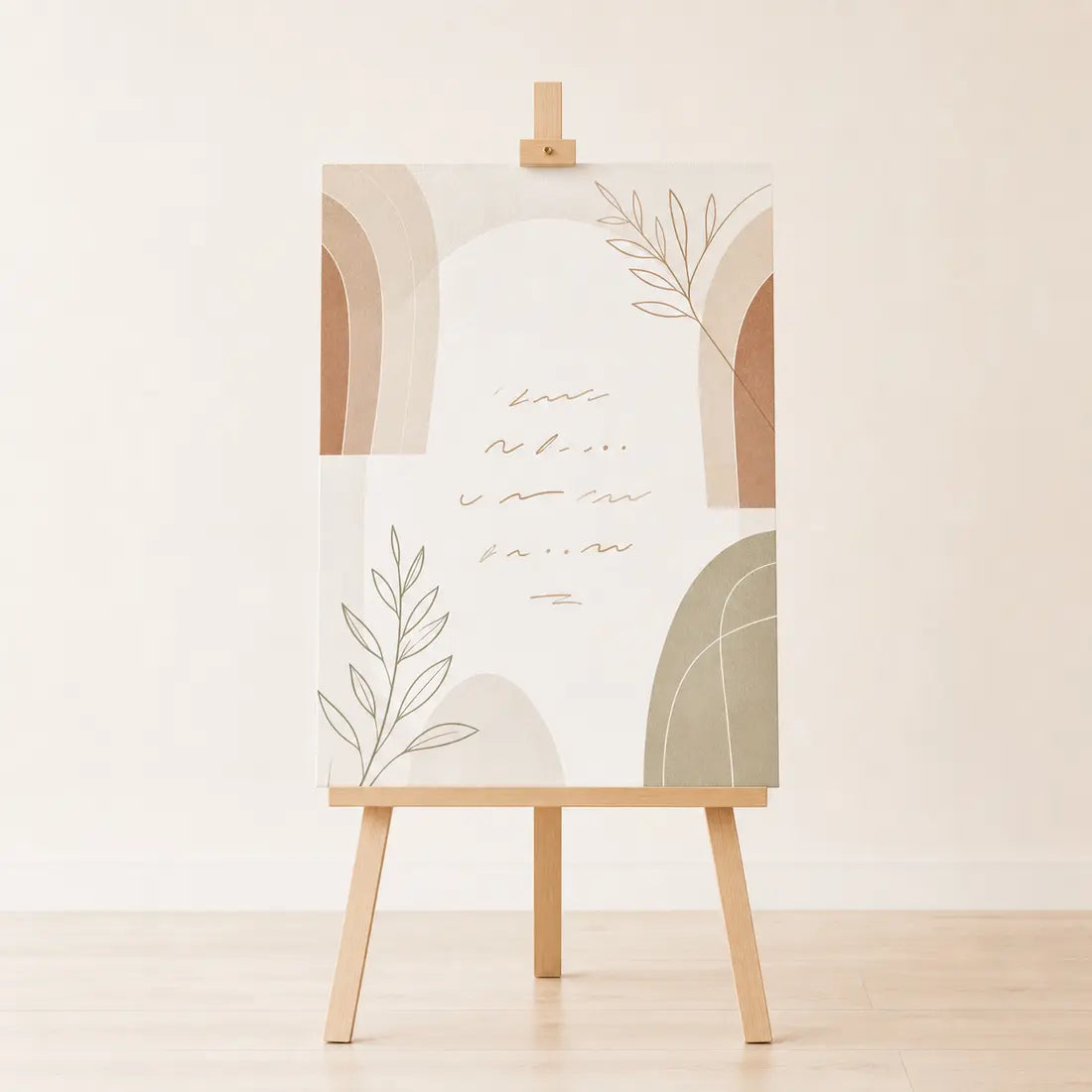 Boho Neutral Baby Shower Sign, made to order by Hush & Bloom