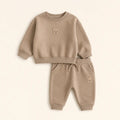 Cozy Bear Lounge Set arranged as a clean baby shower product photo