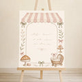 French Café Baby Shower Sign, made to order by Hush & Bloom