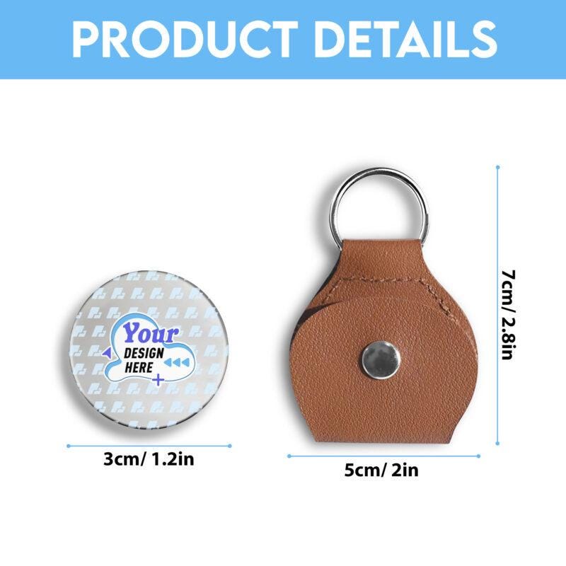Walking Beside You Personalized Graduation Pocket Hug, Memorial Photo Pocket hug For Graduate, Custom Leather Keychain With Photo Charm Gift