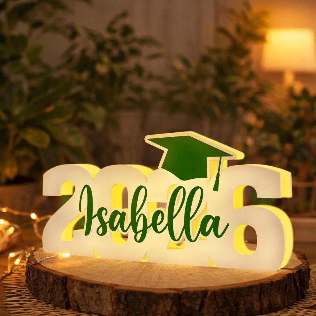 Personalized 2026 Graduation Light Box,Class of 2026 Night Light With Name,Graduation Gifts For Graduate,College High School Graduation Gift