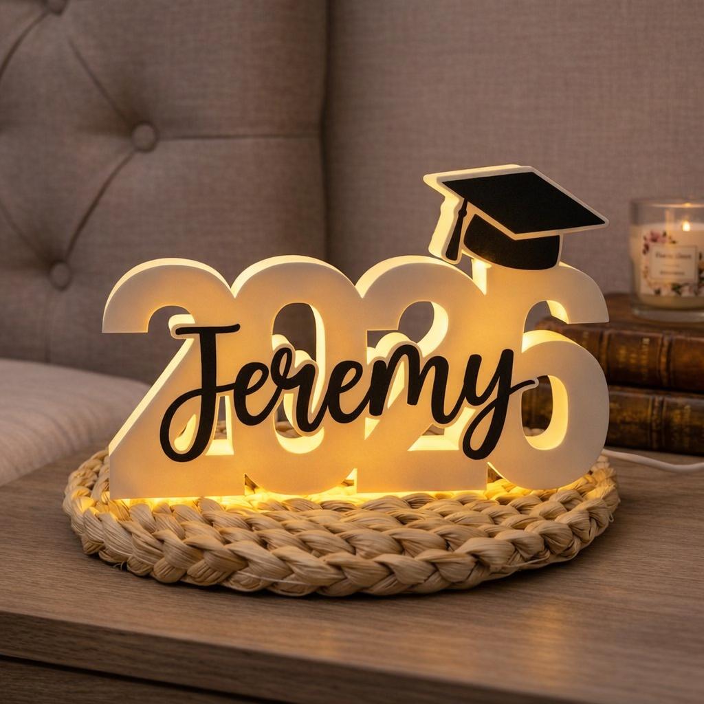 Personalized 2026 Graduation Light Box,Class of 2026 Night Light With Name,Graduation Gifts For Graduate,College High School Graduation Gift