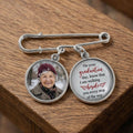 Personalized Memorial Graduation Photo Pin, Personalized Lapel Pin With Photo Charm, Graduate Class Of 2026 Gift, Sympathy Gift For Grad Son