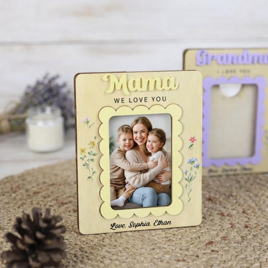 I Love You Photo Magnet | Perfect Gift Photo Frame | Gift for Mom | Grandma | Mothers Day Picture Frame | Fridge Magnet | Birthday Gifts