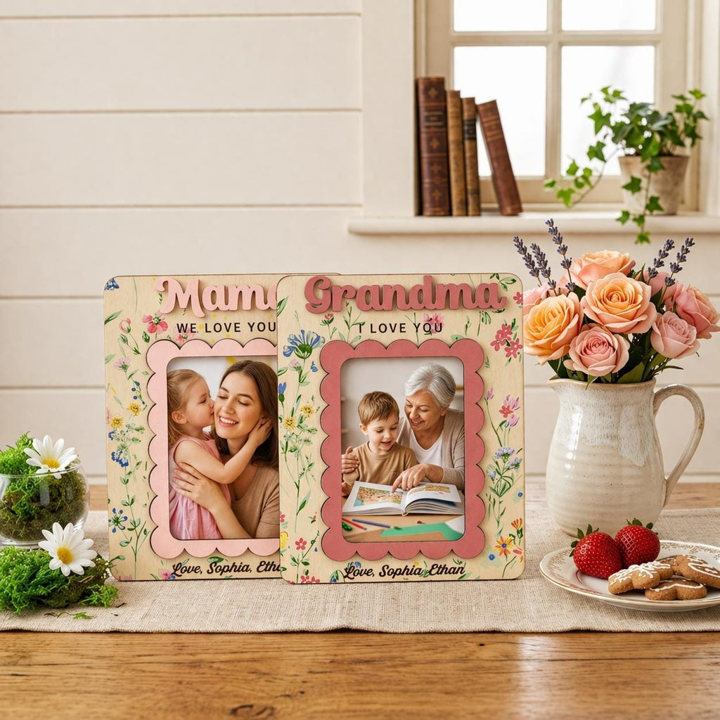 I Love You Photo Magnet | Perfect Gift Photo Frame | Gift for Mom | Grandma | Mothers Day Picture Frame | Fridge Magnet | Birthday Gifts