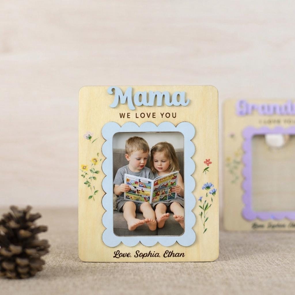 I Love You Photo Magnet | Perfect Gift Photo Frame | Gift for Mom | Grandma | Mothers Day Picture Frame | Fridge Magnet | Birthday Gifts