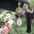 Custom Graduation Tassel Photo Charm, On Graduation Day Memorial Charm with Angel Wings, Hat Topper Tassel, Graduation Gift, Class of 2026
