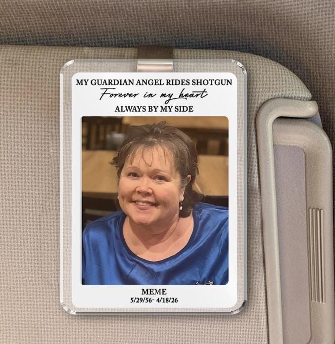 Personalized Memorial Photo Car Visor Clip: Loss Of Mom Dad Gift, Memorial Keepsake Gift, Sympathy Gift, Loss Of A Loved One Gift