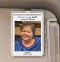 Personalized Memorial Photo Car Visor Clip: Loss Of Mom Dad Gift, Memorial Keepsake Gift, Sympathy Gift, Loss Of A Loved One Gift