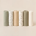 Meadow Washcloth Set arranged as a clean baby shower product photo