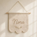 Personalized Name Banner, made to order by Hush & Bloom