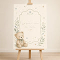 Teddy Bear Baby Shower Sign, made to order by Hush & Bloom