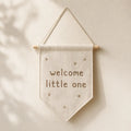 Welcome Little One Banner, made to order by Hush & Bloom