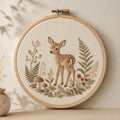 Woodland Motif Embroidery Hoop, made to order by Hush & Bloom